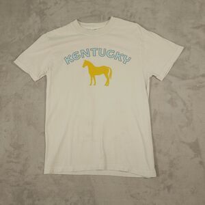 KY For KY Kentucky Tshirt Unisex Size S Gray Blue Yellow Horse Comfort Colors